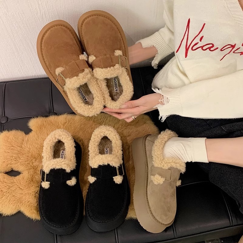 Warm boots, footwear, keep warm shoes platform, 2024 years