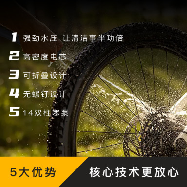 Wireless Car Washing Machine Square Folding Water Tank Large Capacity Mobile Car Washing Artifact New High Power Car Washing Water Gun