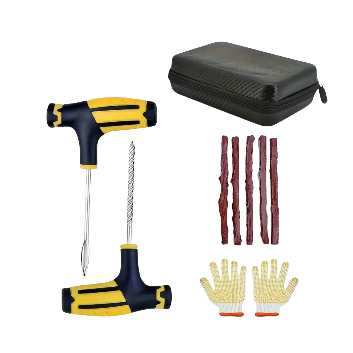 Emergency Tire Repair Tool Kit for Cars, Motorcycles, Electric Vehicles, Vacuum Tire Repair Tool Kit