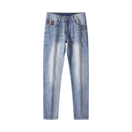 2026 Spring/Summer New Collection First Release High-Quality Men's Slim Straight-Leg Trendy Casual Jeans