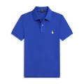 T-shirt [color blue yellow label]