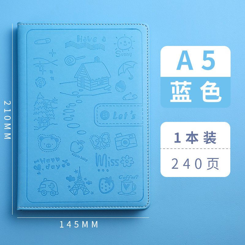 メーカーの漫画のシンプルな皮面の印の図案の日記帳本の多規格の創意のシンプルな文房具の事務のノート|undefined