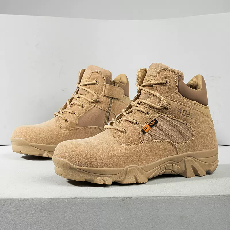 三角洲军靴男女低靴特种兵作战靴沙漠战术 陆战靴登山鞋
