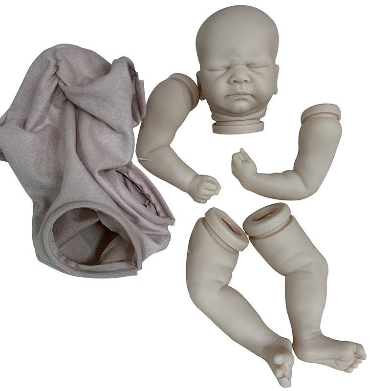 17 pulgadas renacido muñeca kit kovu suave toque real renacer muñeca molde