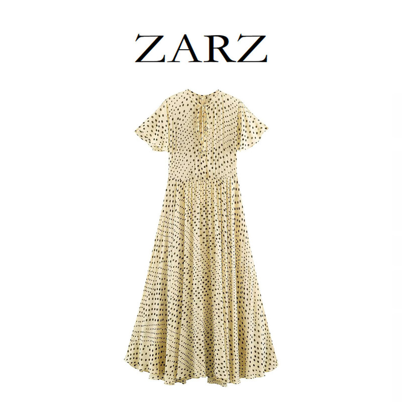 Zarz Self-Made European and American Style New Women's Clothing, Fashionable, Casual, Polka Dot Dress 2517151 Zarz Self-Made European and American Style New Women's Clothing, Fashionable, Casual, Polka Dot Dress 2517151