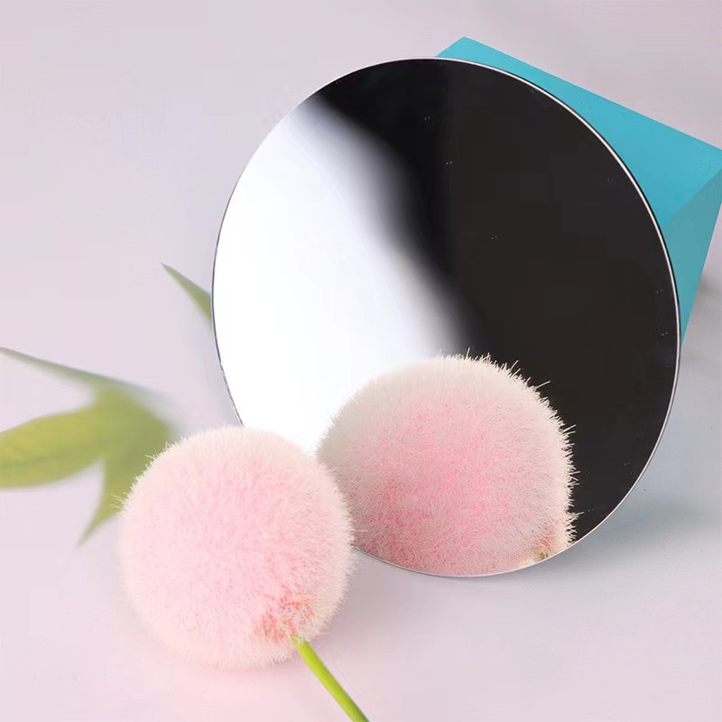 厂家圆形玻璃镜片圆形玻璃镜喷砂灯饰玻璃镜片触摸化妆镜玻璃镜