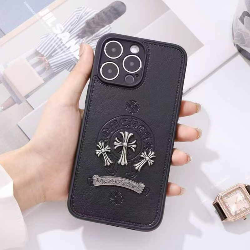 潮牌金属适用iphone15promax手机壳苹果16pro立体十字架个性13plu|undefined