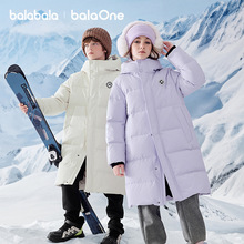 巴拉巴拉balaOne童装儿童羽绒服男女童2025年新款冬加厚保暖外套