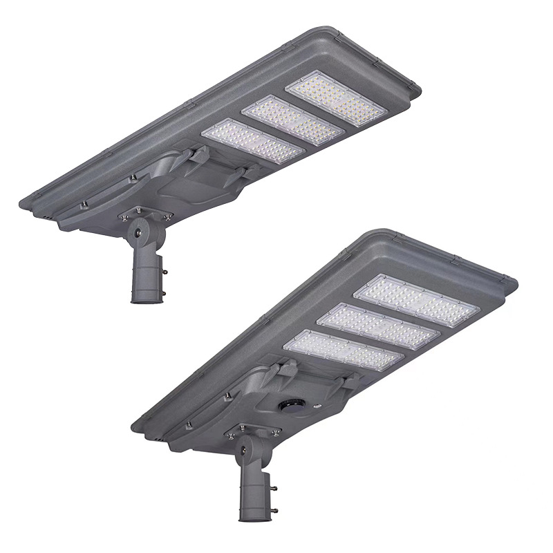 LED resalte módulo lámpara de calle ángulo ajustable interruptor de inducción lámpara solar al aire libre patio integrado lámpara de calle