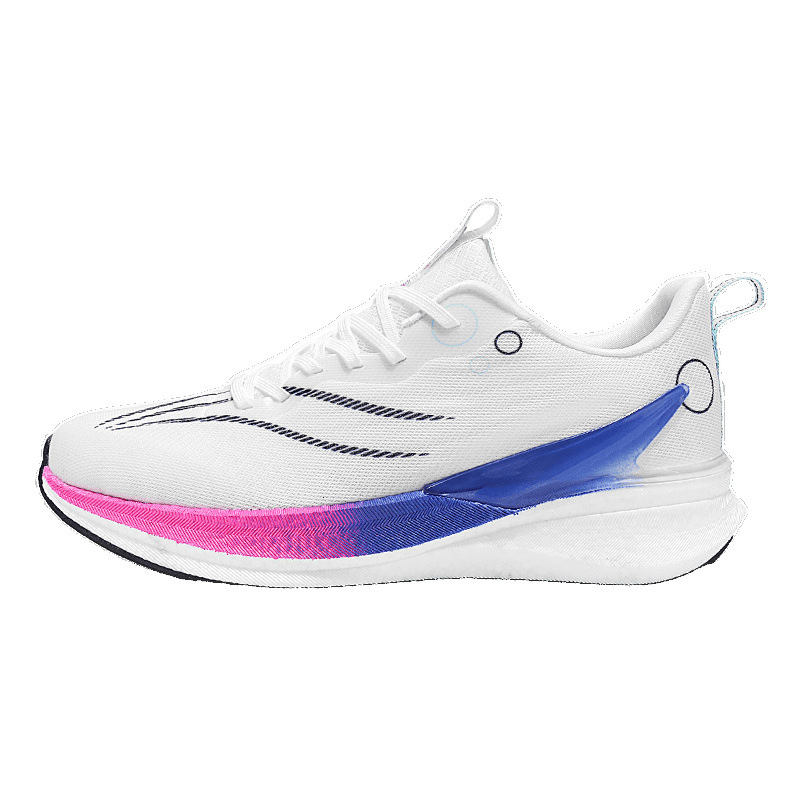 Fricción sonora real explosión suave zapatos de carrera de velocidad juvenil para hombres 2025 nuevo anti-deslizante desgaste pareja zapatillas deportivas