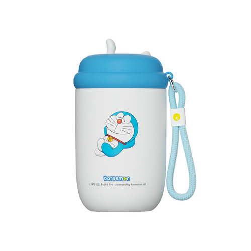 Doraemon  New Cartoon Thermos Cup High-Looking Coffee Cup Student Portable Water Cup with Straw