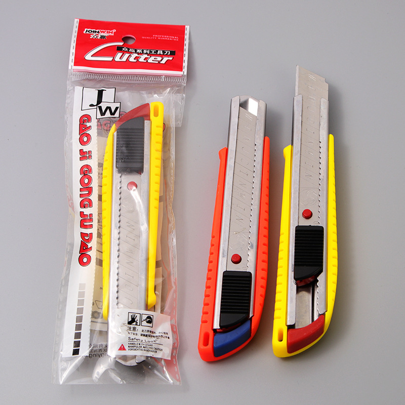 Suministros de oficina cuchillo de arte grande 18mm cuchillo de corte de papel de acero inoxidable cuchillo de papel pintado