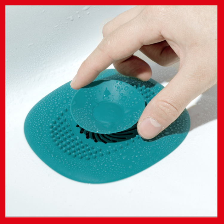 Tapa Antiolor de Desagüe Tipo Presión de Plástico para Lavabo y Baño image 5