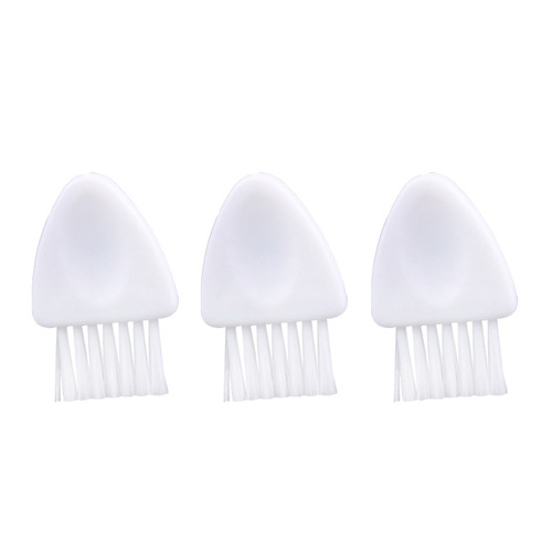 Manufacturer direct sales foot file depilator dandruff small brush nylon hair plastic white electric push cutter cleaning brush