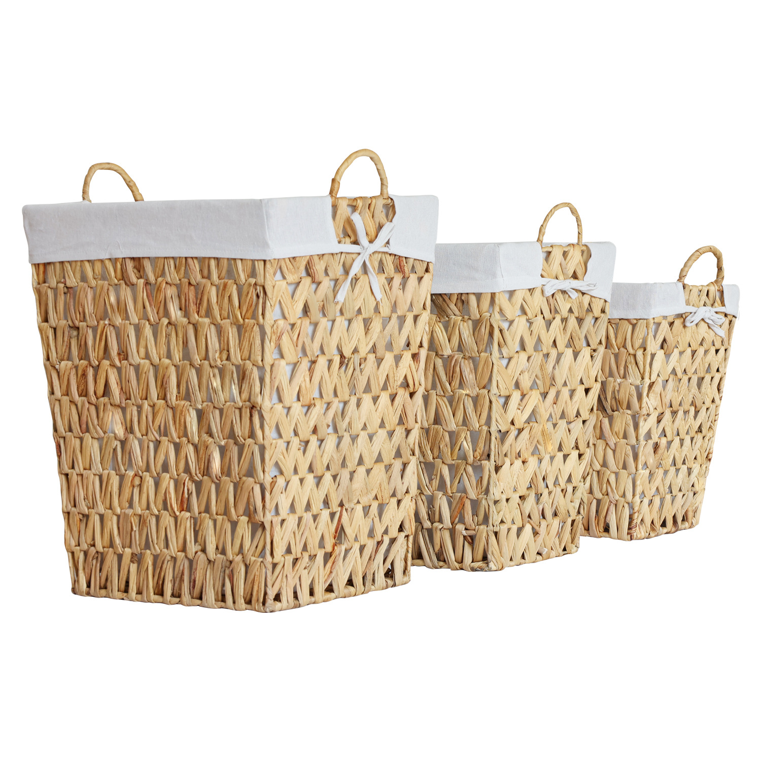 定制厂家供应棉绳收纳筐圆形编织整理筐北欧杂物筐玩具衣服储物筐