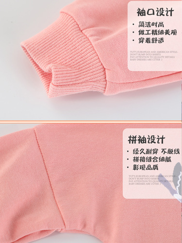 Children's Long Sleeve Sweatshirt Dress - Autumn New Arrival for European and American Girls, Sweatshirt Dress for Girls