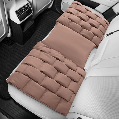 Four Seasons Pad — from the Manufacturer - rear-seat-cushion1-piece-chestnut-brown-anti-fouling-leather-bubble-cushion