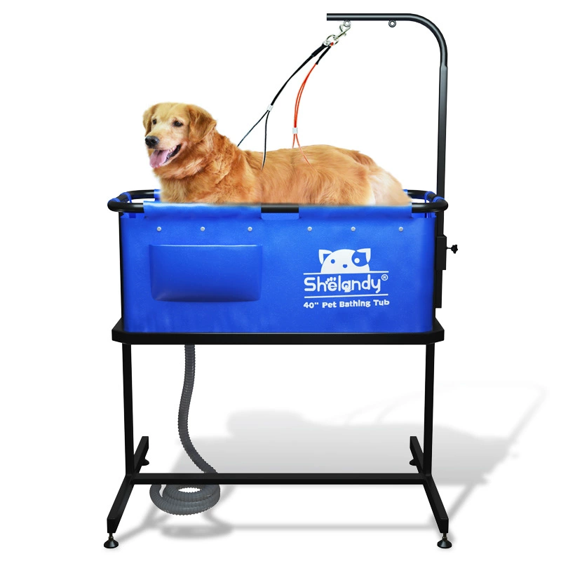 Shelandy Amazon популярная Складная Ванна для домашних животных бассейн Ванна для ванны для домашних животных зоомагазин ванна для кошек и собак
