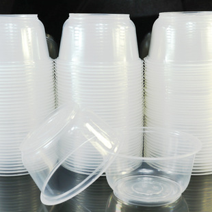 Disposable Tableware Plastic Bowl Packaging Takeaway Set Box Commercial Stall Household Thickened Wedding Box