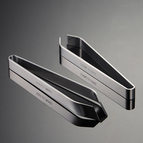Manufacturer Direct Sale Stainless Steel Pig Hair Clip Hair Puller Fish Bone Clips Slanted Mouth Clips Food Clips Durable Kitchen Small Tool