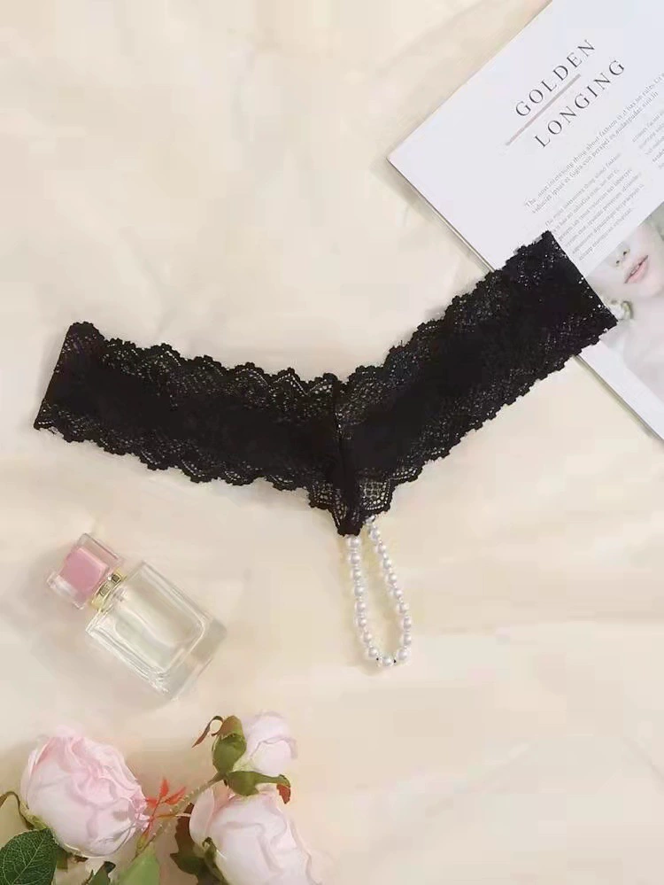 百花天使 sexy брюки, прозрачный кружевной пояс, нижнее белье, европейский стиль