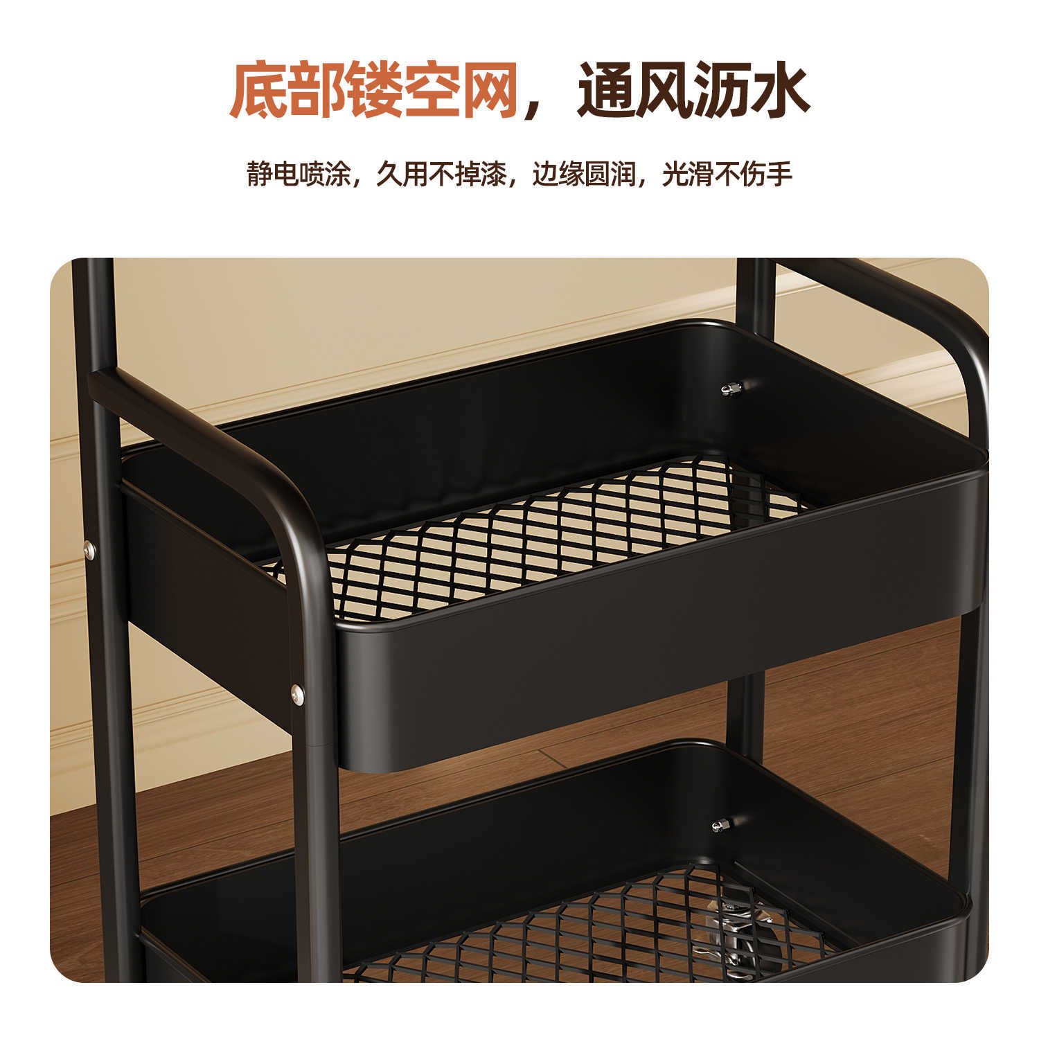 Caminillo móvil, sala de estar, sofá de estilo medieval, almacenamiento de bocadillos, dormitorio, mesa de almacenamiento con ruedas