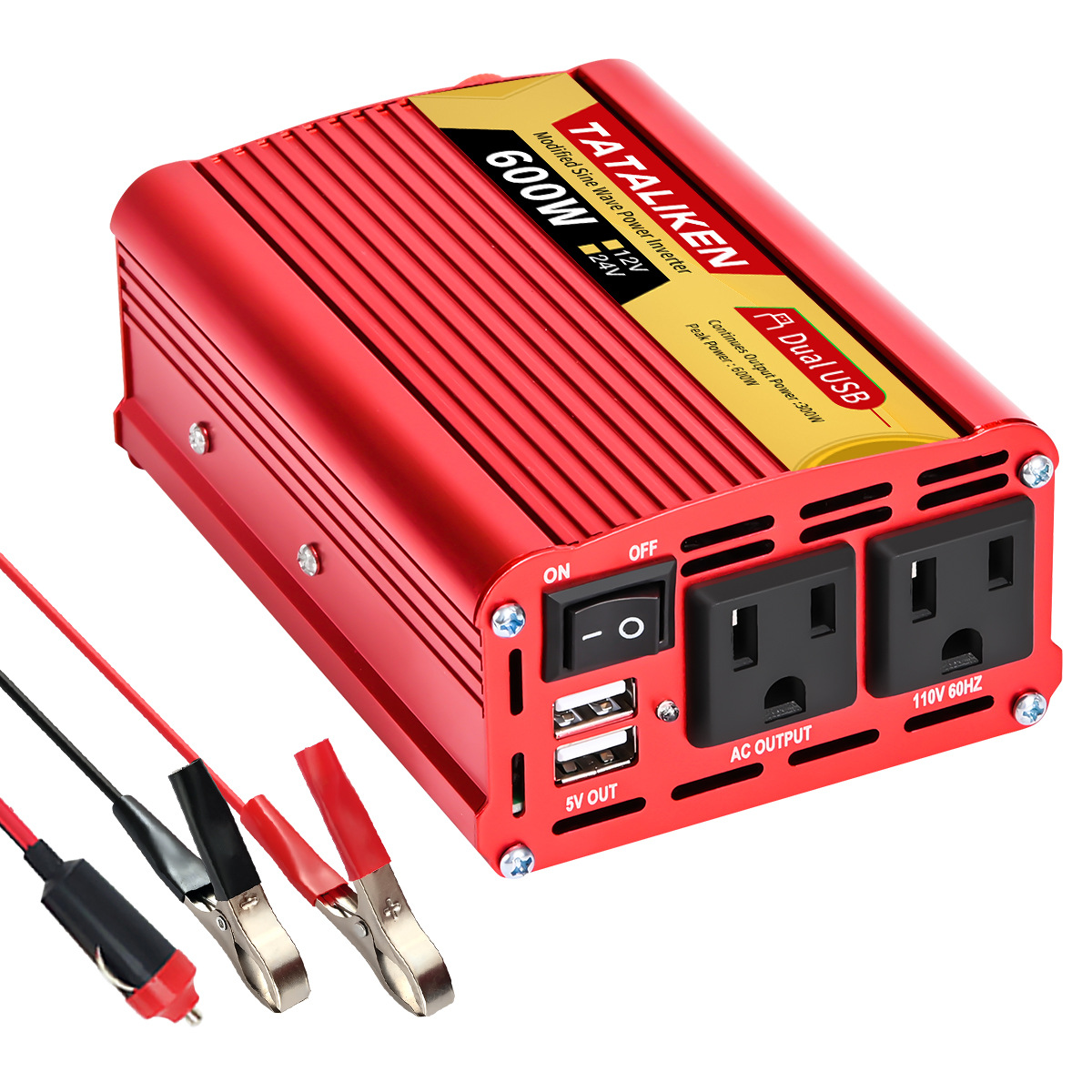 12V 300W/600W 전체 보호 미국 게이지 플러그