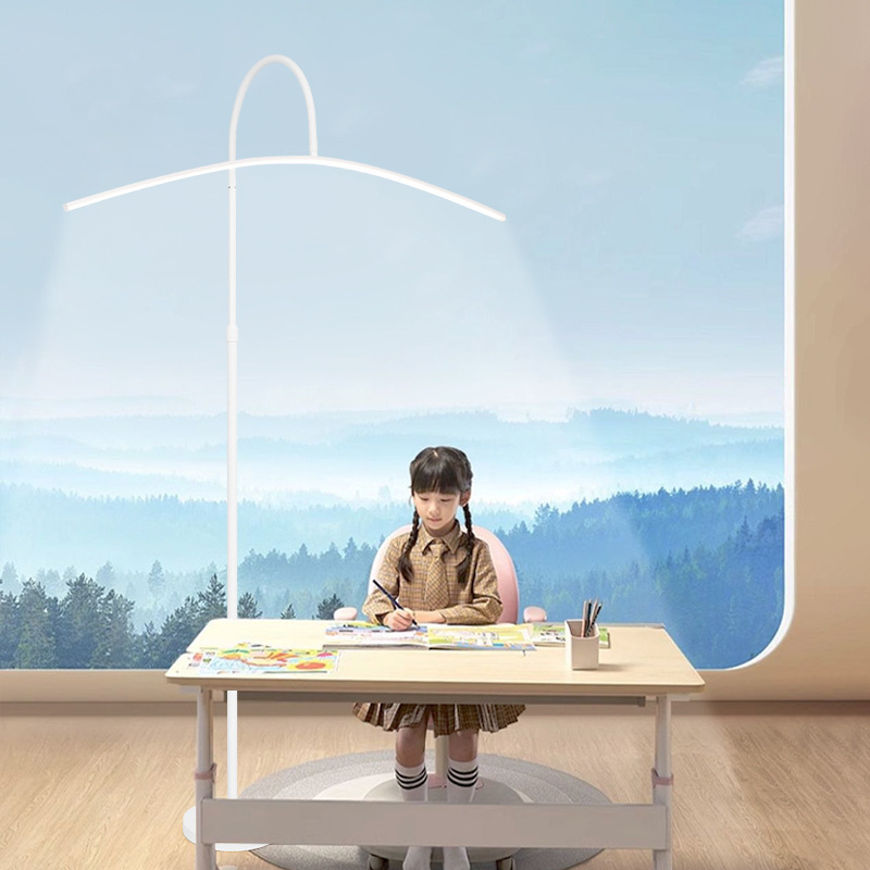 Curved Vertical Table Lamp Eye Protection Lamp Floor Lamp Reading LED Piano Reading Lamp for Children's Homework Learning