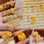 凤凰古法实心爆款指环