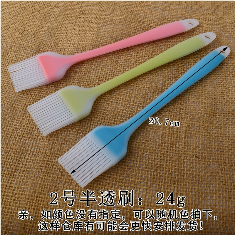 Transparent silicone cream brush, increased thickness