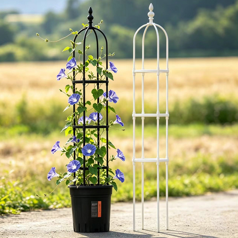 En FORMA DE U hogar montado soporte de flor Rosa escalada planta Flor al aire libre soporte de la flor de ratán soporte de ventas directas de la fábrica