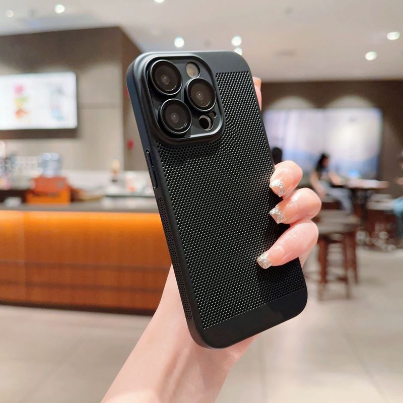 iPhone17promax対応 放熱性抜群の精密穴あきスマホケース Apple 16/15 耐衝撃 14 保護カバー 人気トレンド|undefined