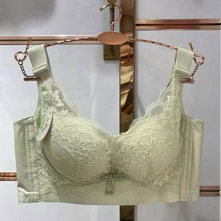 Bréster de alta calidad estilo de encaje jacquard transpirable ajustable confort lateral plegable ropa interior de botón múltiple