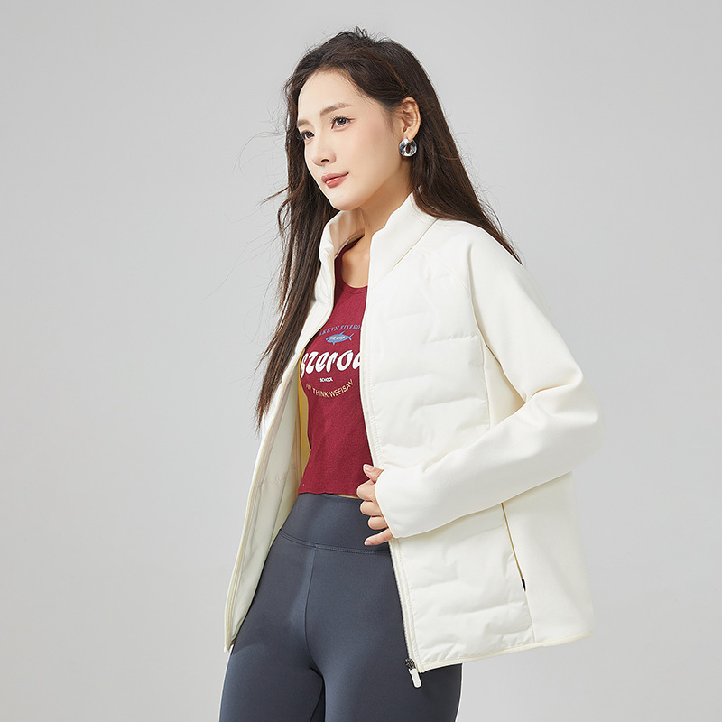 男女情侣款羊毛外套运动骑行轻薄气绒衣秋冬保暖白金蓄热内胆棉服|undefined