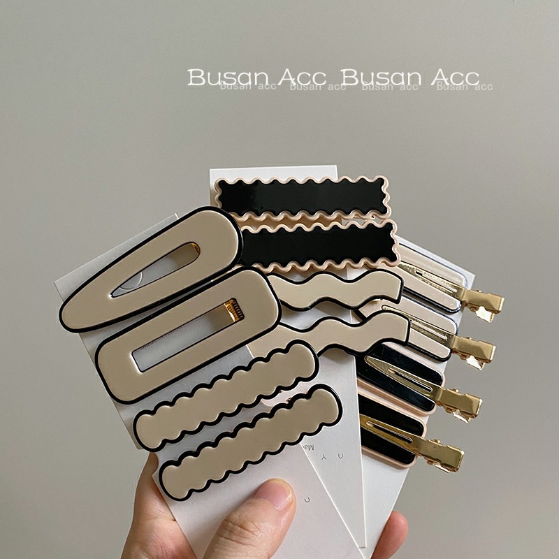 Checkerboard Hair Clips