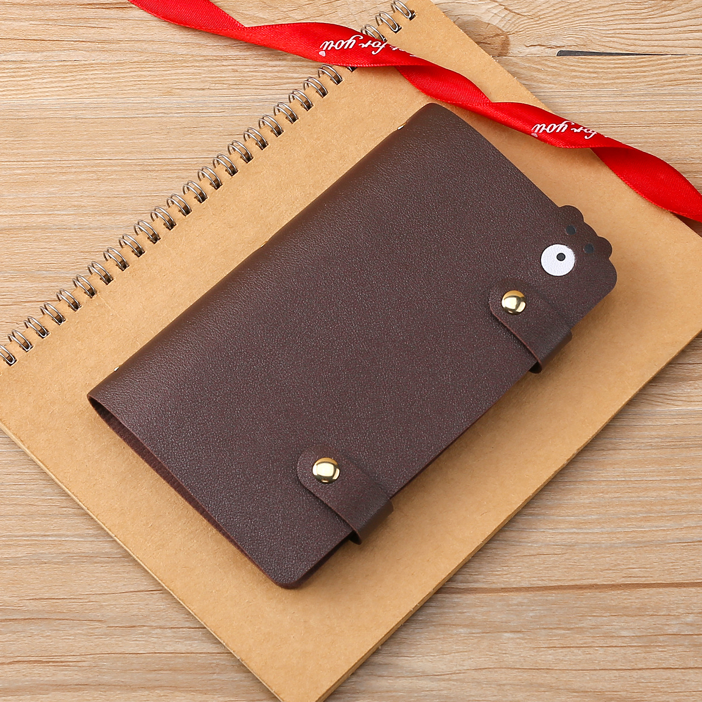 Transfronterizo spot anti-magnetizado tarjeta bancaria cubierta de protección multi-tarjeta PU bolsa de tarjetas de oso lindo bolsa de tarjetas