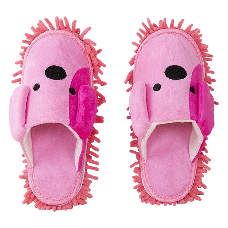 Fábrica al por mayor fregar zapatillas cocina hogar fregar zapatillas extraíble y lavable perezoso lindo invierno algodón zapatos interior mudo image 1