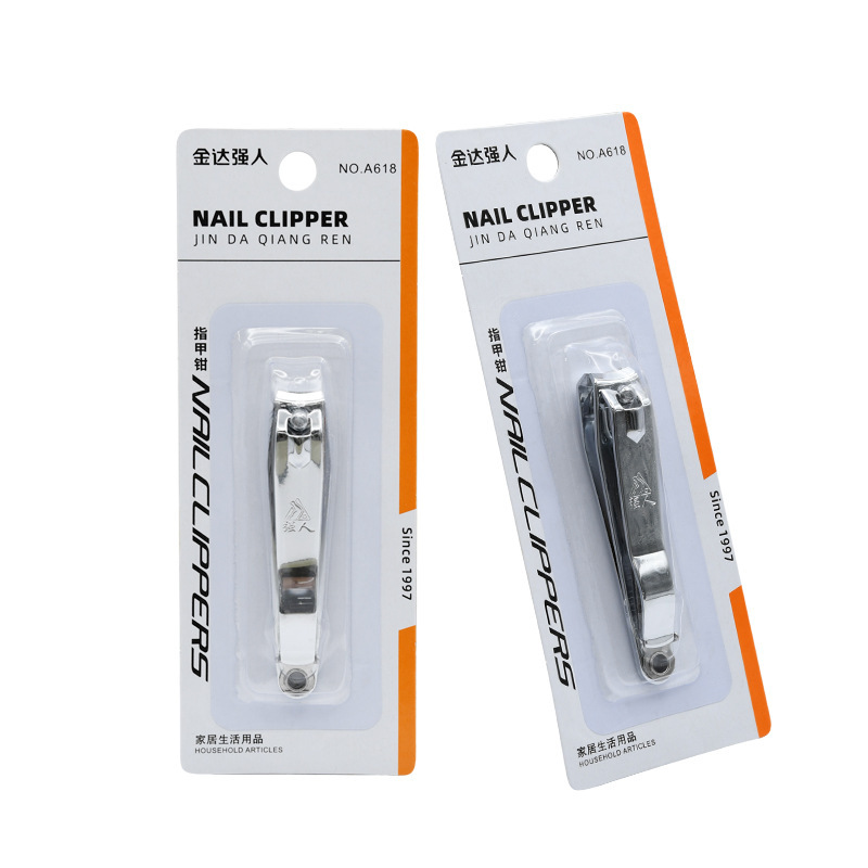 Cortaúñas planas grandes con lima Cortaúñas de acero inoxidable Cortaúñas biseladas Cortador de reparación Cortador de pedicura