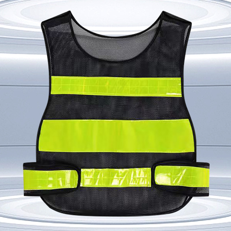 스플릿 블랙 * 하이라이트 반사 스트립 * 안전 조끼 * 고객 서비스에 문의