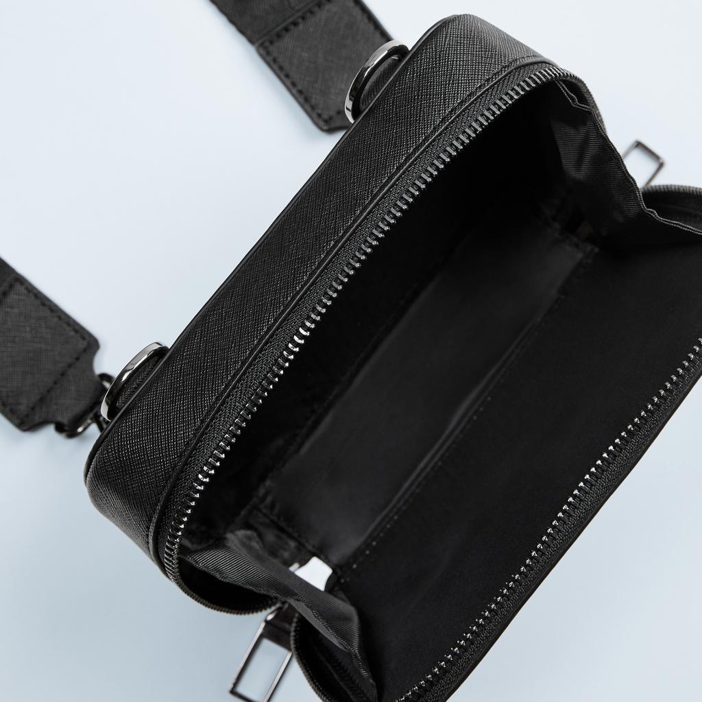 Mint Green Rectangular Crossbody Bag For Men And Women Commuting_voghion.com