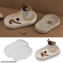 diy水晶滴胶石膏水泥石膏蜡烛杯收纳碗收纳托盘蜡烛容器硅胶模具