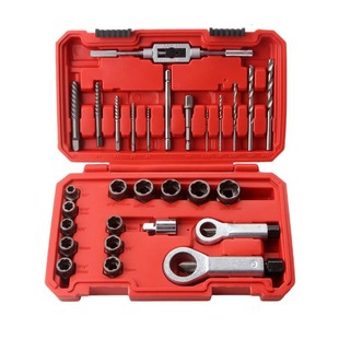 Cross-border factory 29pcs broken wire extraction drill bit tap nut extraction device 1 #2 suit hardware combination tool