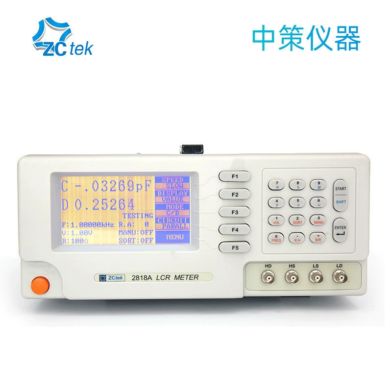 ZCtek Zhongce ZC2818A Цифровой мост LCR ZC2829A Высокая точность 300/500 кГц тестовая частота