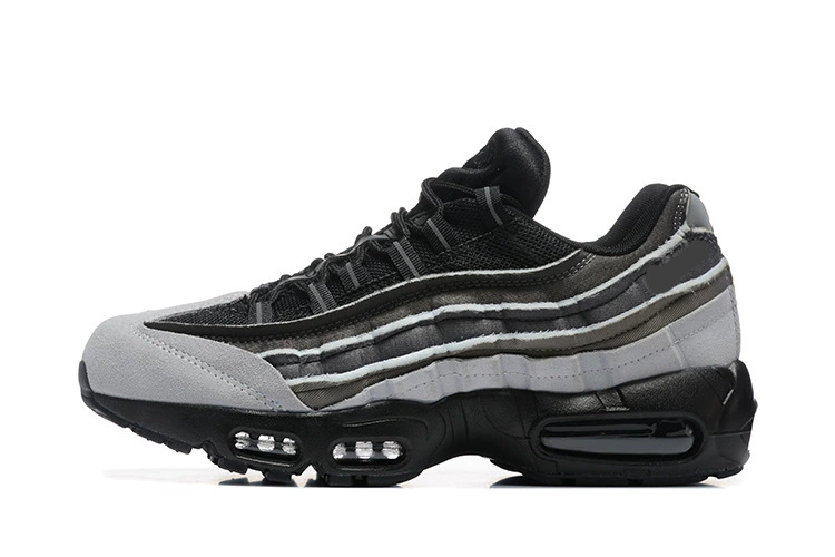 Подлинные мужские кроссовки Nike official AJ низкого верха AIR MAX 95 ретро с воздухоподушкой, проходимость, дышащие кроссовки для спорта и бега