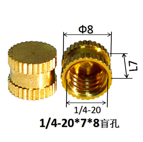 Injection-plastic copper nut m3 rolling copper nuts embedded copper…