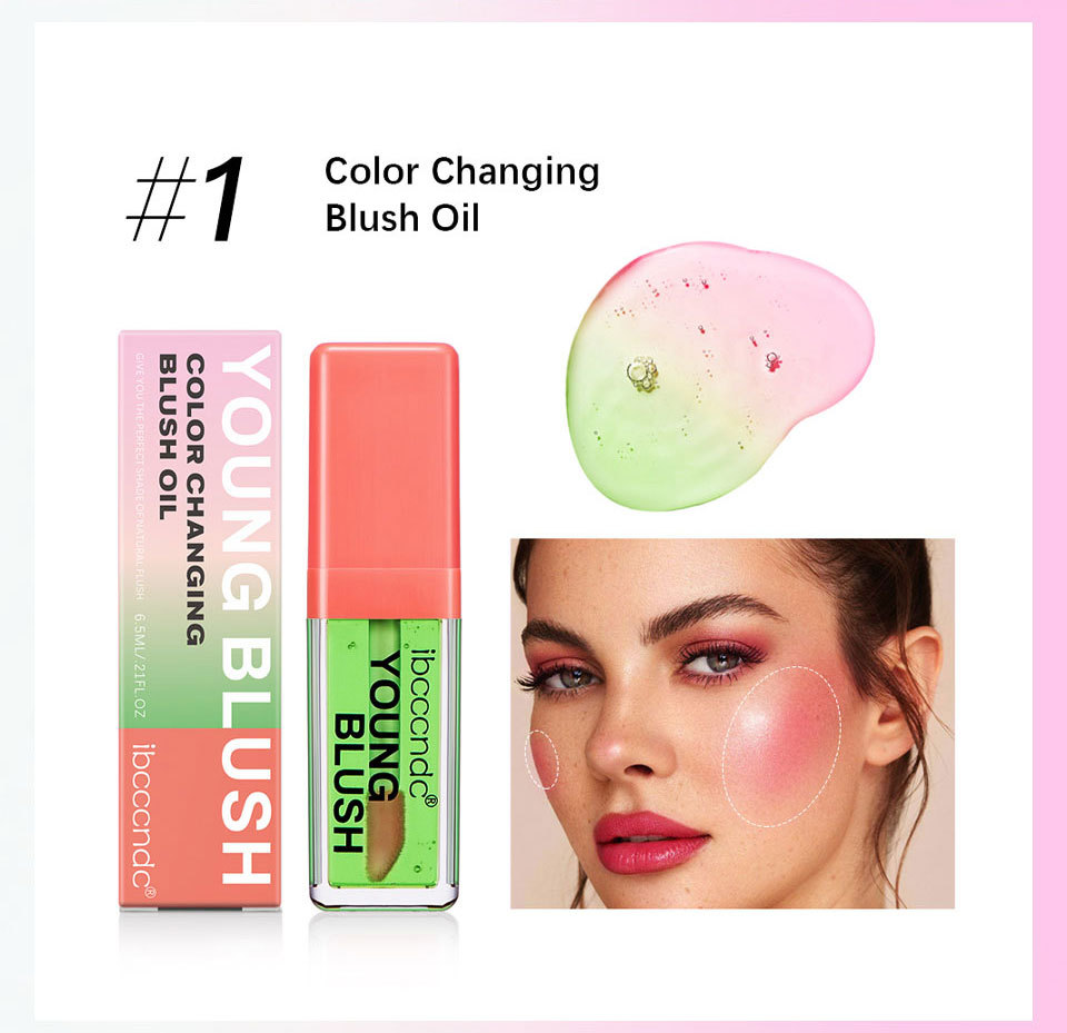 ibcccndc Liquid Blush Oil Brightens and moisturizes Blush, Warming liquid blush Item Picture