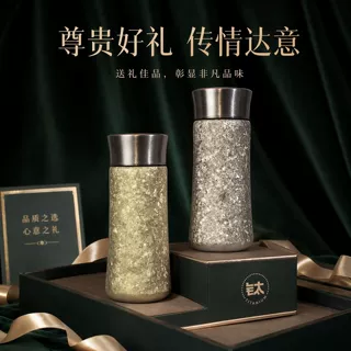 纯钛高颜值保温杯口袋杯小胖杯户外便携随行男女双层钛杯迷你水杯