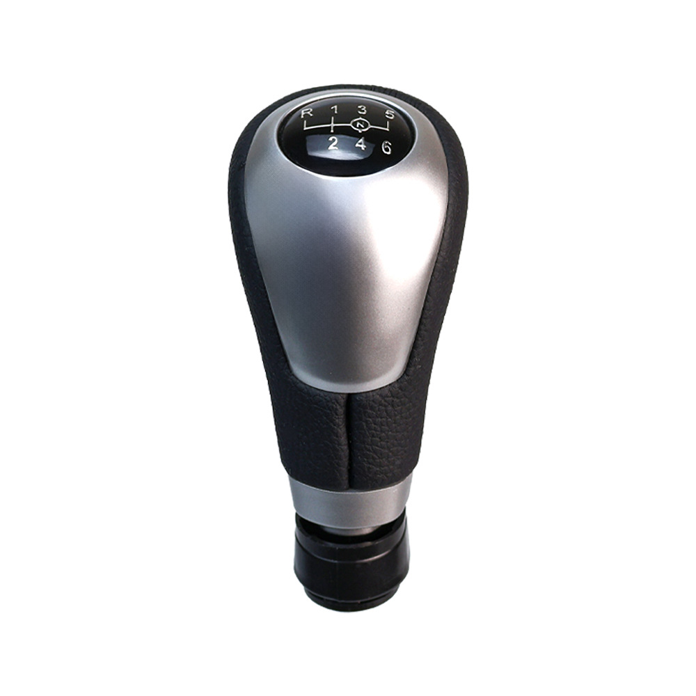 Suitable for Mercedes-Benz W176W246 manual transmission gear shift knob in silver, cabin accessory