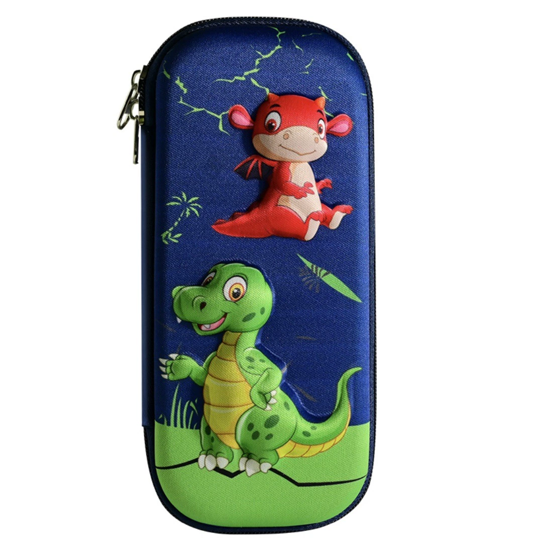 Three dimensional cartoon children's capacious pencil case for elementary school students, wholesale, fall protection