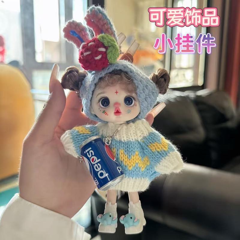 正版萝莉芬潮玩创意时尚手机挂件搪胶娃娃萌趣挂件娃手办礼物手办|undefined